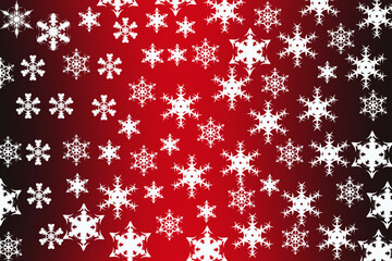 snow texture with red background

