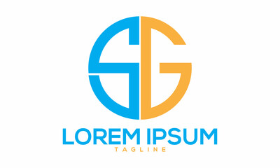 Unique front typography logo Modern and minimalist vector and abstract logo