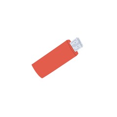 Vector flat cartoon USB flash drive isolated on empty background-electronic equipment and modern digital technologies concept,web site banner ad design
