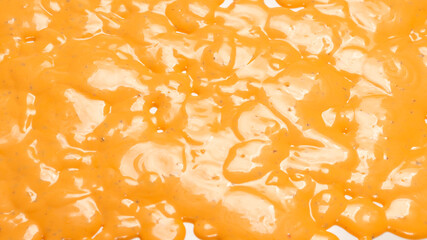 Whipped delicious sauce texture. Hamburger sauce background.