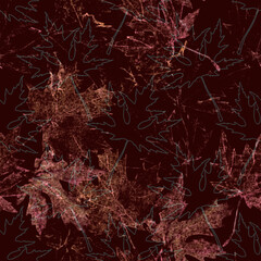 Marle seamless pattern.Image on a white and colored. 