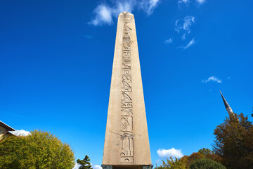 Egyptian column in Istanbul, Turkey