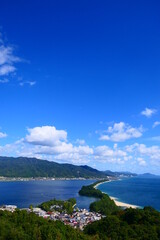 Fototapeta premium 日本三景、天橋立。宮津、京都、日本。10月中旬。