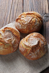 Loaves of small bread