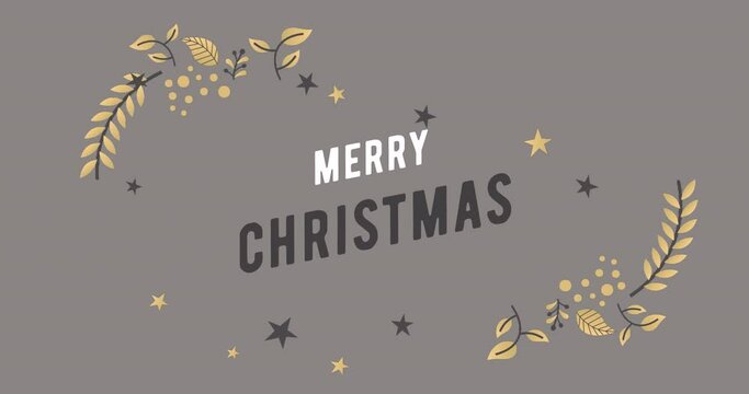 Animation of christmas season's greeting over decoration