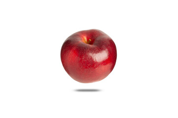 Fresh red apple isolated on white. With clipping path