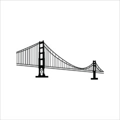 bridge icon vector symbol illustration