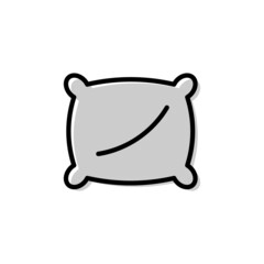 pillow icon design template vector isolated illustration