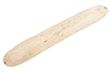 Piece of driftwood isolated on white