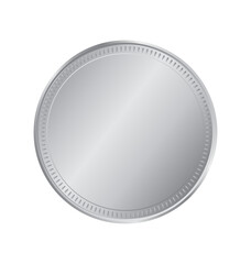 blank silver coin template