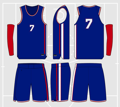 100,000 Basketball jersey template Vector Images
