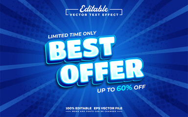 Best sale editable 3d text effect design