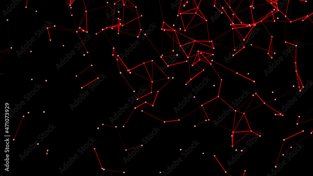 Poster abstract digital connection dots. technology background. network connection structure. plexus effect