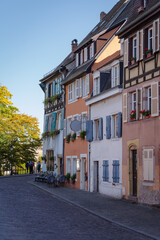 Fototapeta na wymiar Colmar street view, Alsace, France