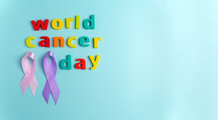 World Cancer Day, to raise awareness of all types of tumors supporting people living with diseases....