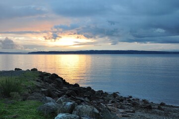 Sonnenuntergang Puget Sound