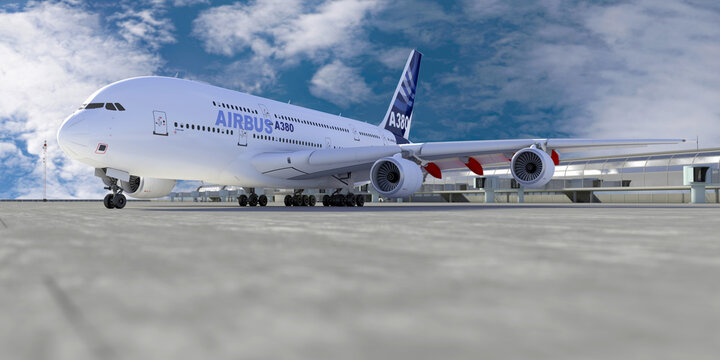 Airbus A380 passenger aircraft