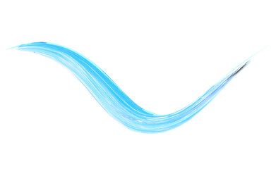 Abstract flowing gradient lines, 3d rendering.