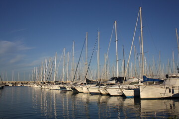 Fototapeta na wymiar sailing boats