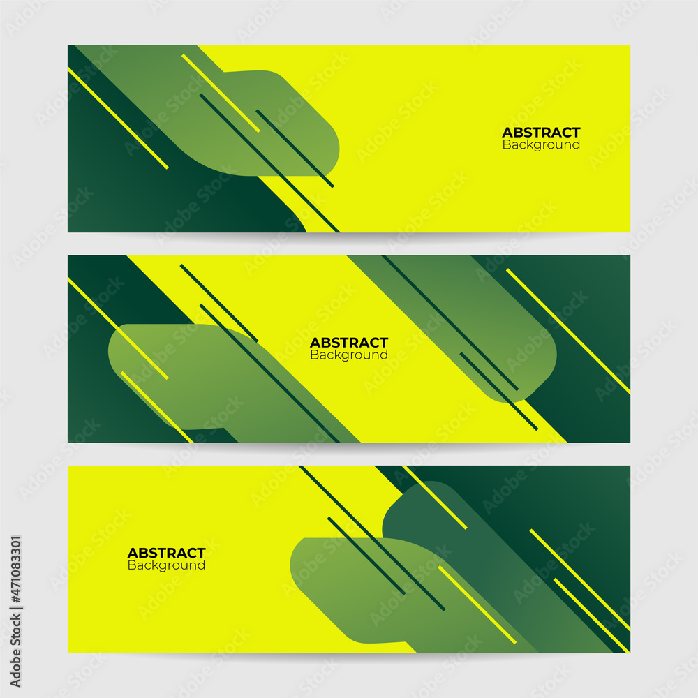 Poster Abstract banner background. Vector abstract graphic design banner pattern background template.