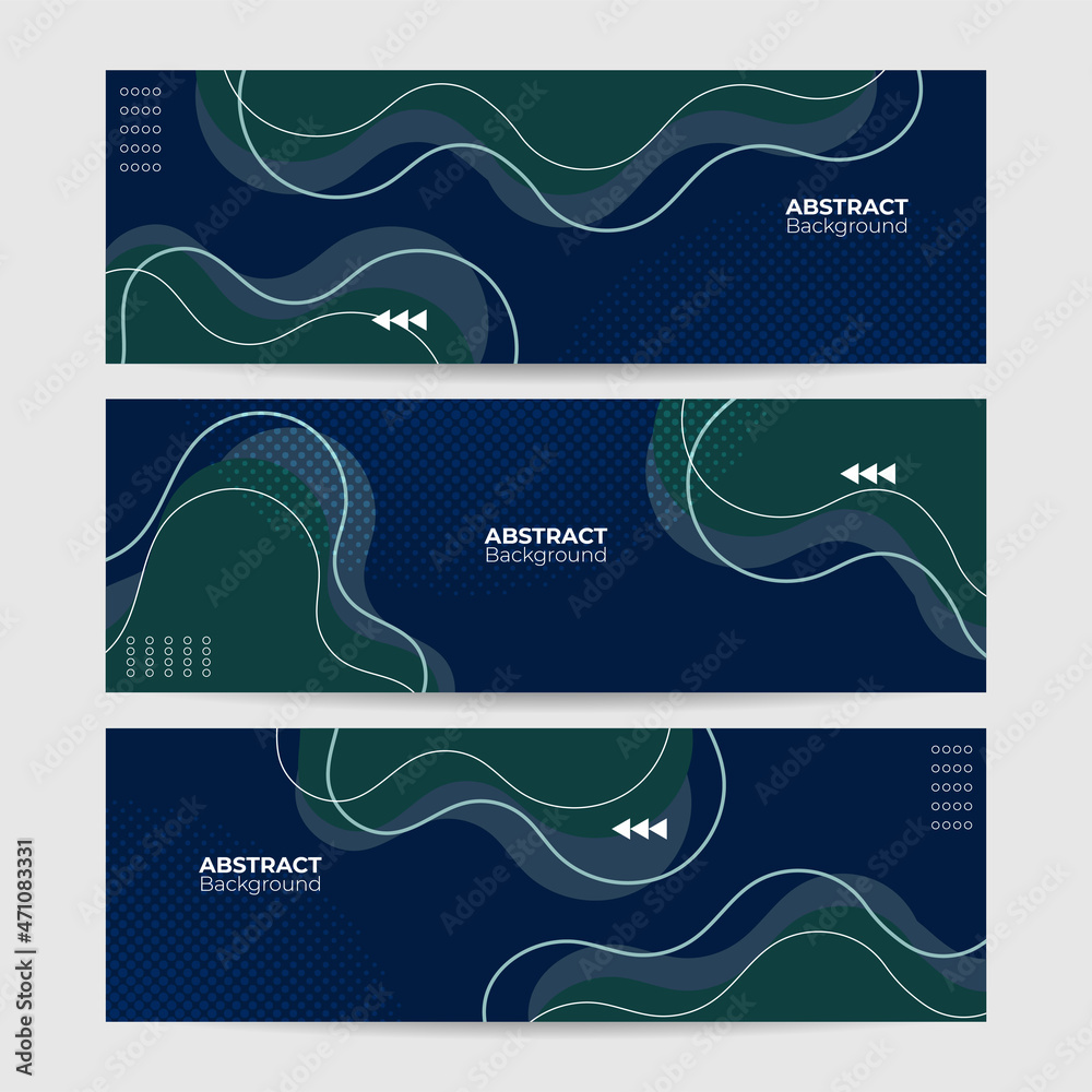 Poster Abstract banner background. Vector abstract graphic design banner pattern background template.