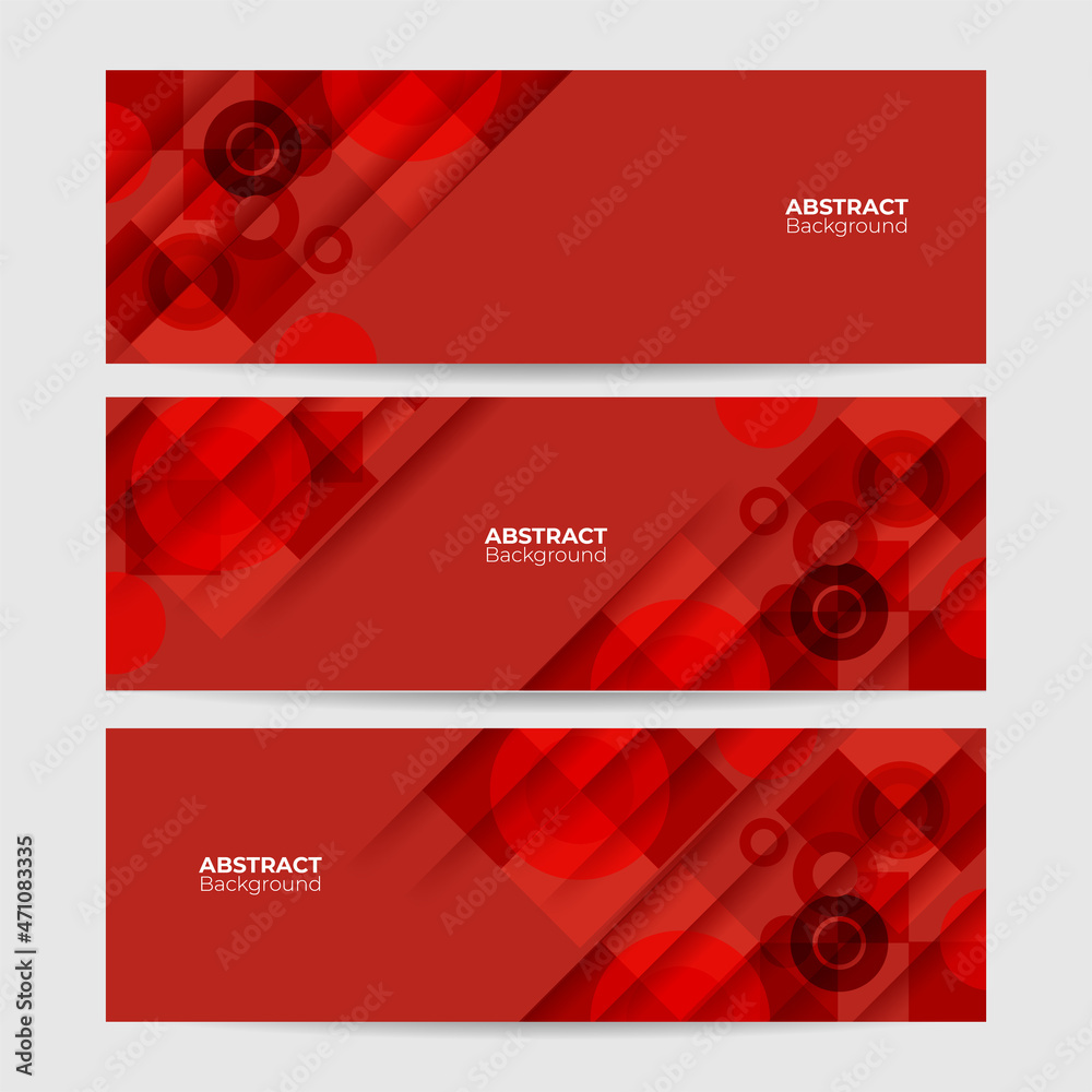 Poster Abstract banner background. Vector abstract graphic design banner pattern background template.