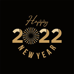 happy new year 2022 logo