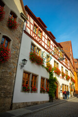 Germany, Bavaria, Rothenburg, ancient buildings, medieval castles