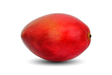 Ripe Mango fruit isolated on white background close up.