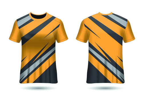 Sports Racing  Jersey Design Template for Team Uniforms Vector