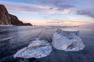 The exciting landscape of the Lake Baikal surroundings