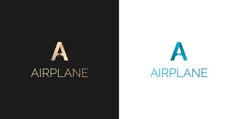 Illustration of a logo for an airline or an airline ticket sales website