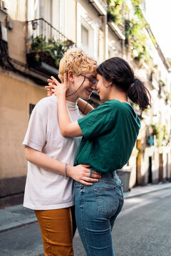 Lesbian Couple In The Intimate Moment