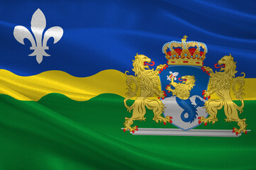 Fototapeta Flag of Flevoland of Netherlands obraz