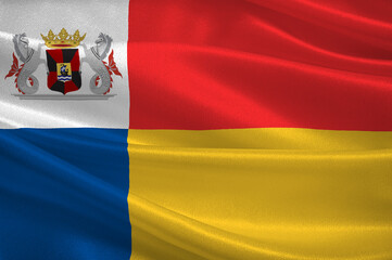Fototapeta Flag of Almere of Netherlands obraz