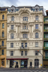 Fototapeta na wymiar Street in Vienna, Austria