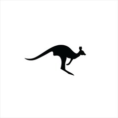 kangaroo logo vector template abstract
