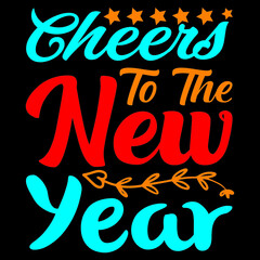 Obraz premium Cheers to the new year