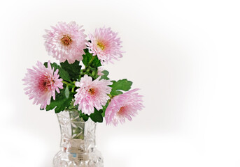 Small bouquet of chrysanthemums