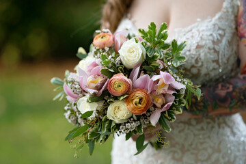 wedding bouquet of flowers