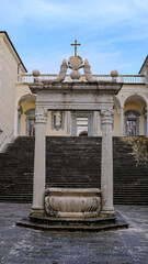 View of Montecassino Abbey, Cassino, Latium, Italy