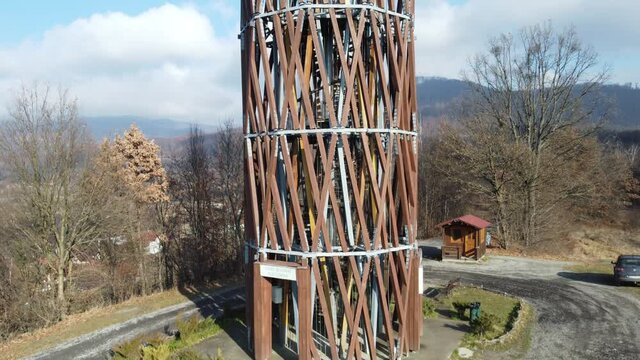 the observation tower in the Sovata resort - Romania
