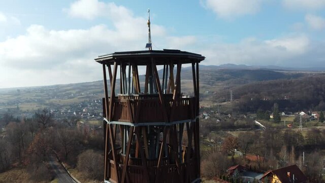 the observation tower in the Sovata resort - Romania