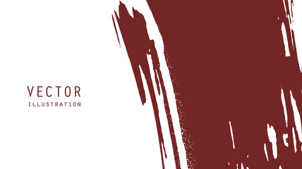 Abstract ink brush banners with grunge effect