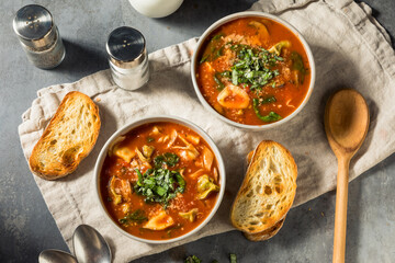 Homemade Italian Tortellini Soup