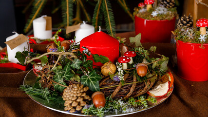 decoration for advent and xmas