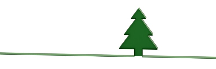 Christmas background with tree continuous