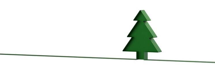 Christmas background with tree continuous