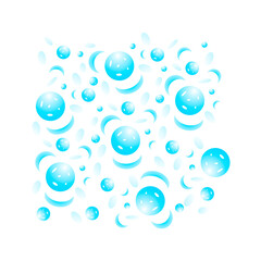 vector pattern moon and month for textile