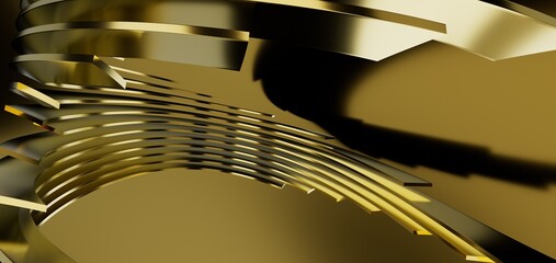 gold background 3d premium elegant